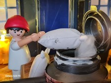 PLAYMOBIL MÜHLE WASSERRAD MIT LICHT CUSTOM UNIKAT UMBAU