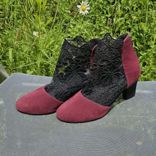 Damen stiefeletten stickerei - stiefeletten,