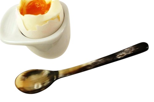 Stück horn eierlöffel - 1,