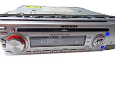 Autoradio Medion MD 81460 CD/USB/SD-Slot Silber gebraucht