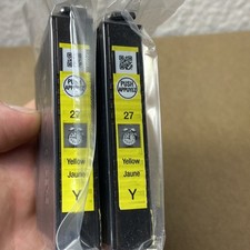 2x Original Epson 27 Gelb / Yellow Druckerpatronen - NEU