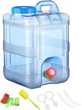 Wasserkanister, 22 L Wasserbehälter mit Hahn,Wassertank Camping mit Griffen
