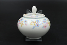 Weimar Porzellan Beate 2188 Blumen Zuckerdose Deckeldose Art Deco Vintage