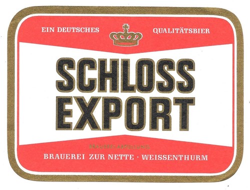Bieretikett brauerei zur nette - bieretikett,
