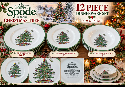 Spode christmas tree - christmas, 12