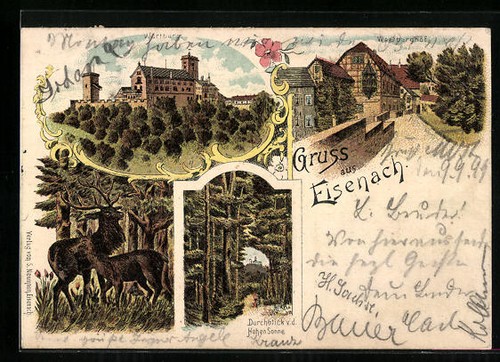 Lithographie eisenach - lithographie,