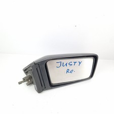 13253 Subaru Justy 1 manueller Außenspiegel Seitenspiegel Schwarz Rechts 