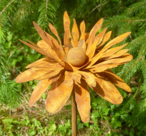 Rostige blume cm hoch - cm,