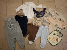 Kleidungspaket Junge 62/68 Hemd Pullover Hosen Baby Strampler