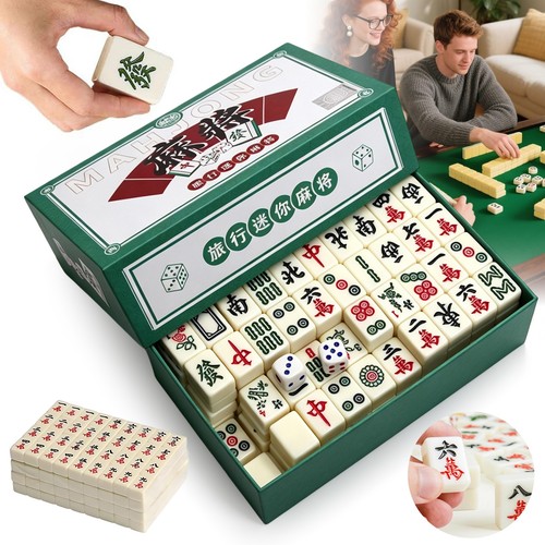 Mahjong set traditionelles - mahjong,