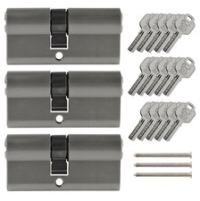 3x Profilzylinder 65mm 30/35