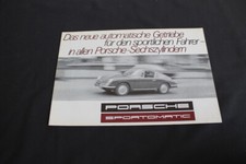 Porsche 911 Sportomatic Juli 1967 Schaubild Getriebe Technik Prospekt Brochure