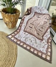 BASSETTI Plaid 135x190 OPLONTIS 4M Rose Beige Decke Kuscheldecke TAGESDECKE NEU