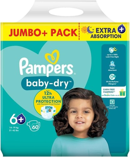 Pampers baby trockenwindeln - pampers,