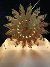 Adventsstern (35 cm), Holz, Beleuchtet, Fensterdekoration