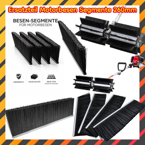 Motorbesen segmente 260mm set - motorbesen,