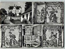 38070100 - Stettfurt Schloss Sonnenberg Steckborer Ofen mit Fuellkacheln