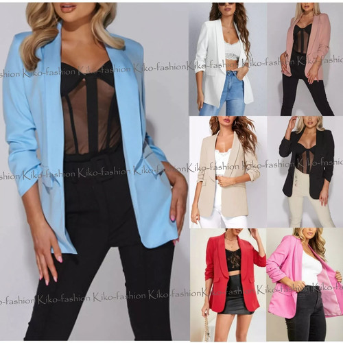 Gefütterter damenblazer mit - damenblazer,