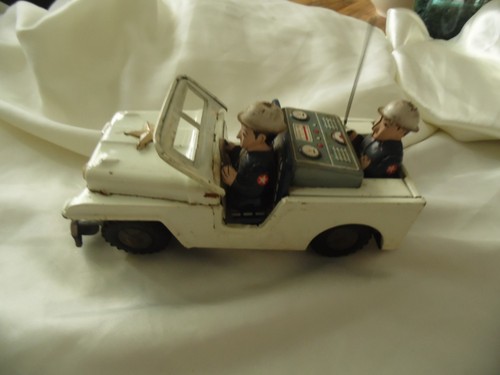 Vintage blechspielzeug jeep - vintage,