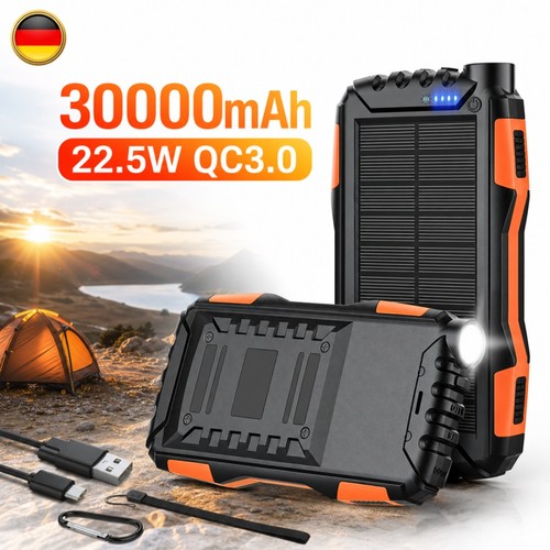30000mah solar power bank - 30000mah,