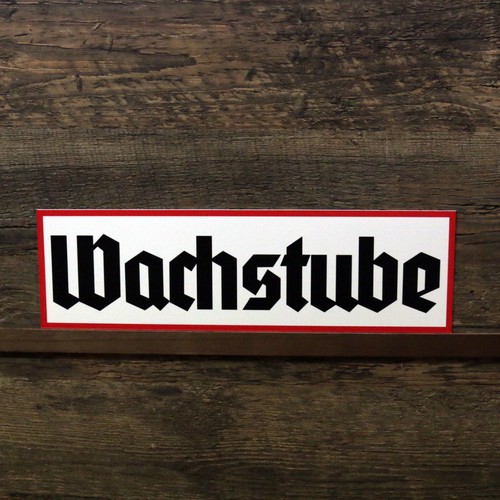 Schild wachstube wegweiser - schild,