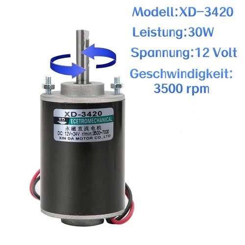 30w 12v getriebemotor - 12v, dc-getriebemotor