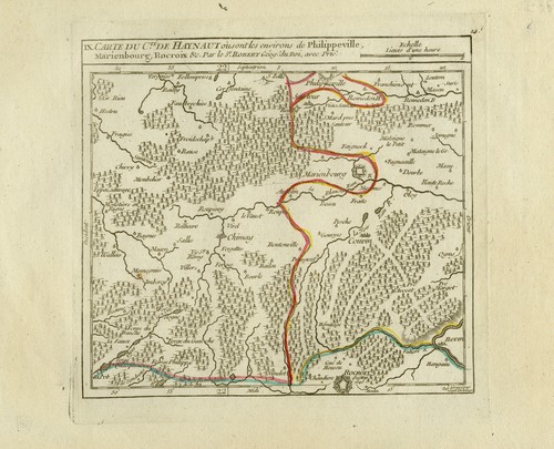 Antike landkarte die provinz - landkarte,