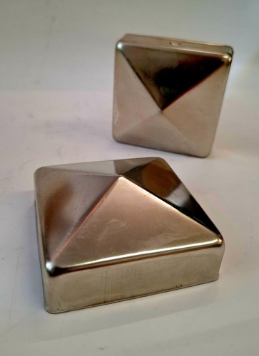 Pfostenkappe edelstahl 7x7 - edelstahl, cm