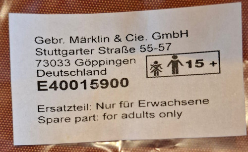 Trix ersatzteil 40015900 - e,