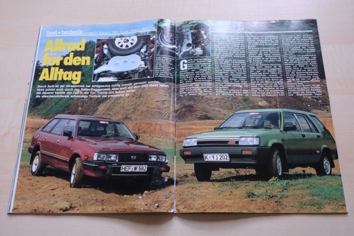 Rallye racing 1983 subaru - 07/1983,