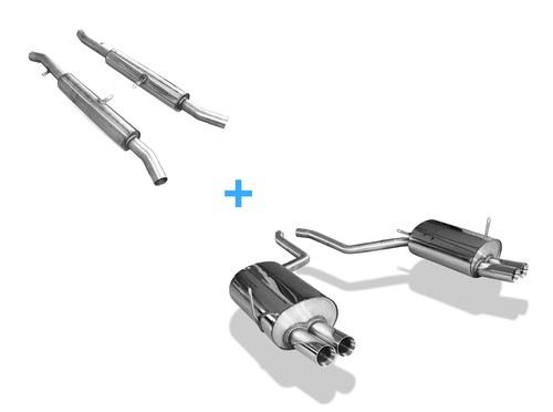 Edelstahl komplettanlage bmw - ,