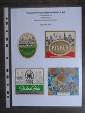 Bieretiketten, (c03) Münster, Brauerei Pinkus Müller GmbH & Co. KG