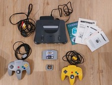 Nintendo 64 N64 Konsole mit 2 Controllern, einem Spiel, Memory Card, Tony Hawk