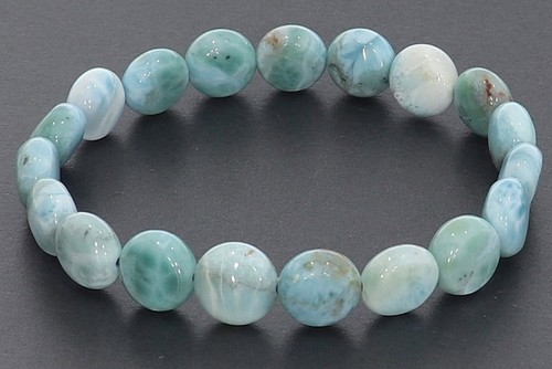 Larimar button schmuck - larimar,