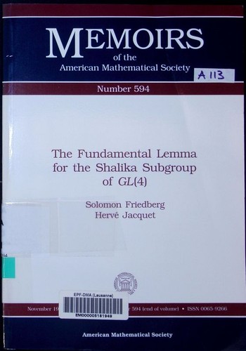 The fundamental lemma for - ,