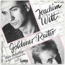 JOACHIM WITT - GOLDNER REITER / MEIN SCHATTEN - SINGLE-SCHALLPLATTE - 1981