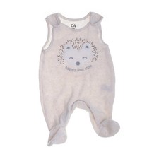 Baby C&A, Strampler, Größe: 56, Beige, Baumwolle/Polyester, Unisex (Kinder) -nH6
