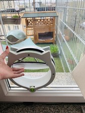 Fensterscheibe Balkontür Katzenklappe, Tür wärmeisoliertes Glas & Lochauschnitt