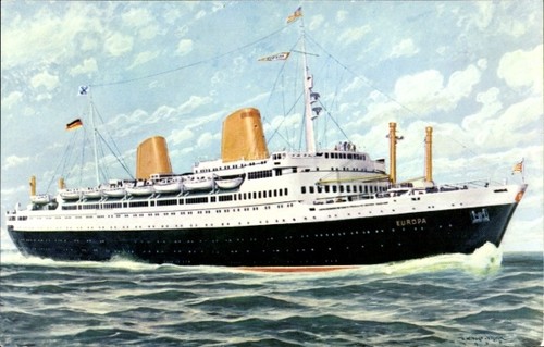 Künstler passagierschiff - künstler, ak