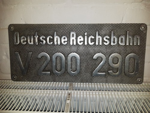 Großes lokschild 200 - großes, 290
