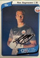 Autogrammkarte  Max Hagemoser