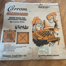 Vtg Carrom Wood Game Board