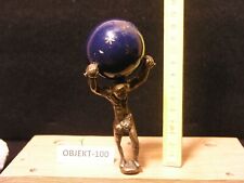 Bronze Altlas mit Weltkugel