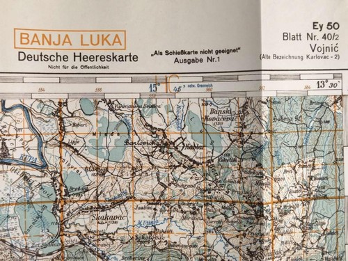 Deutsche heereskarte 1943 - heereskarte,
