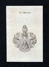 1820 Mensch Wappen Adel coat