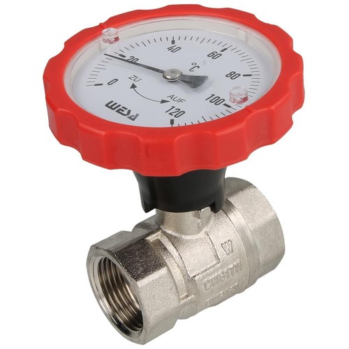 Wesa iso therm kugelhahn - wesa-iso-therm-kugelhahn, rot