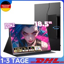 18,5Zoll Portable Monitor 120Hz Tragbarer Monitor FHD1080P IPS für Mobile Gaming