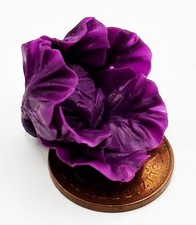 Puppenhaus Gemüse unbeschnitten Rotkohl Maßstab 1:12 einzeln Garten Tumdee