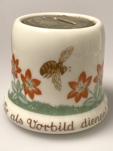 Porzellan spardose heinrich - spardose,