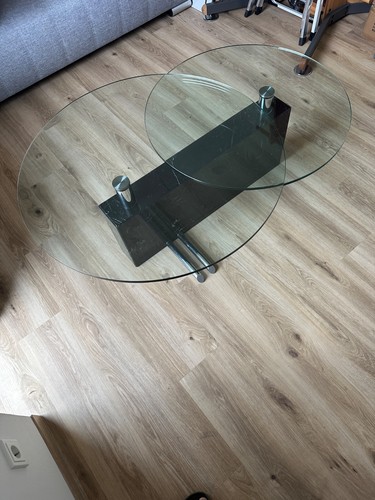Couchtisch aus marmor und glas - marmor,